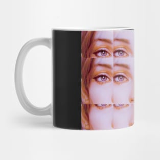 BELONGING Glitch Art Trippy Portrait Mug